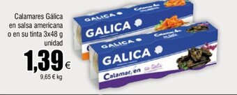 FROIZ Calamares Galica En Salsa Americana o En Su Tinta 3x48 g Unidad oferta