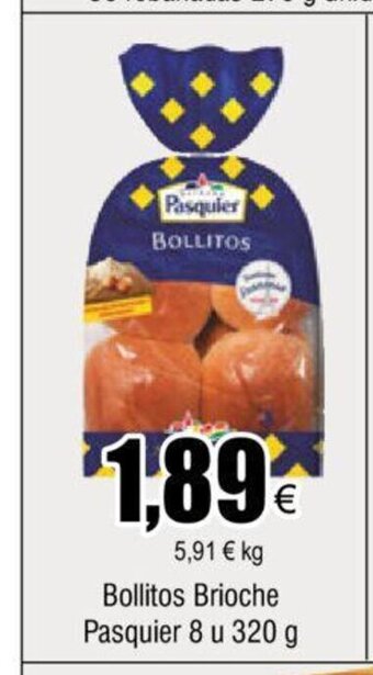 FROIZ Bollitos Brioche Pasquier 8 u 320 g oferta