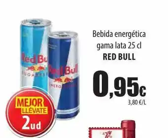 Spar Tenerife Bebida energética red bull oferta