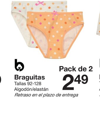 Zeeman Braguitas oferta