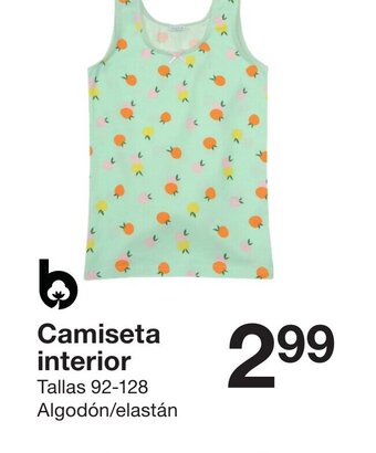Zeeman Camiseta interior oferta