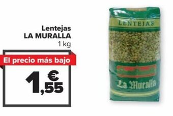 Carrefour Lentejas La Muralla oferta