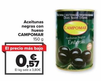 Carrefour Aceitunas Negras Con Hueso Campomar oferta