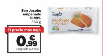 Carrefour San Jacobo Empanado SIMPL oferta