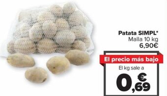 Carrefour Patata SIMPL oferta