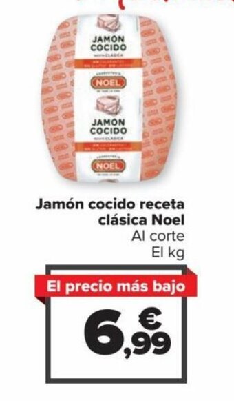 Carrefour Jamón Cocido Receta Clásica Noel oferta