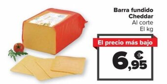 Carrefour Barra Fundido Cheddar oferta