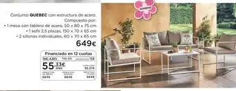 Hipercor Conjunto quebec con estructura de acero oferta
