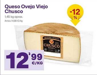 AhorraMas Queso oveja viejo chusco oferta