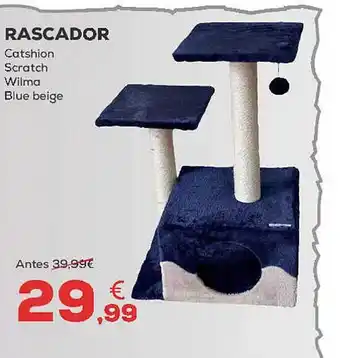 Kiwoko Rascador catshion scratch wilma blue beige oferta