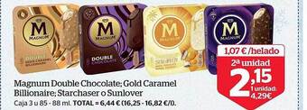 La Sirena Magnum double chocolate, gold caramel billionaire starchaser o sunlover oferta