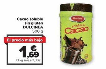 Carrefour Cacao Soluble Sin Gluten Dulcinea oferta