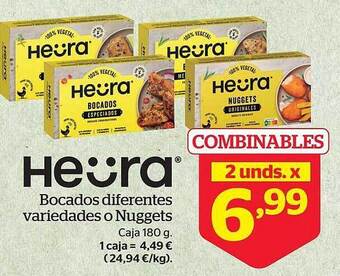 La Sirena Heüra bocados diferentes variedades o nuggets oferta