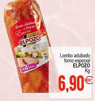 Plenus Supermercados Lombo adubado forno especial elpozo kg oferta