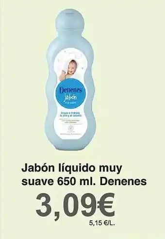 Spar La Palma Jabón líquido muy suave denenes oferta