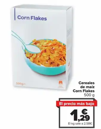 Carrefour Cereales De Maiz Con Flakes oferta