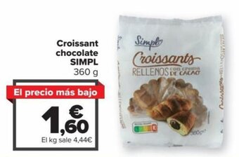 Carrefour Croissant Chocolate SIMPL oferta