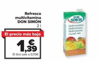 Carrefour Refresco Multivitamina Don Simón oferta