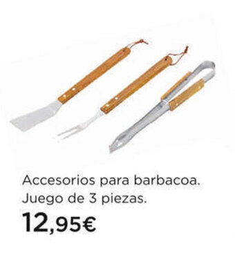 Hipercor Accesorios para barbacoa juego de 3 piezas oferta