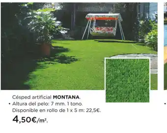 Hipercor Cesped artificial montana oferta