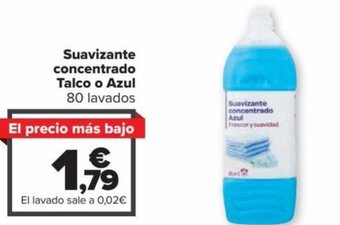Carrefour Suavizante Concentrado Talco o Azul oferta
