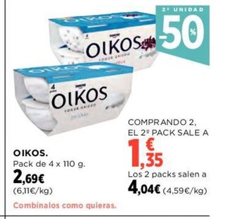 Hipercor Oikos oferta