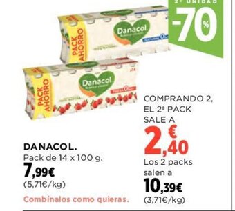 Hipercor Danacol oferta