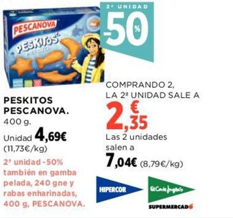 Hipercor Peskitos Pescanova oferta
