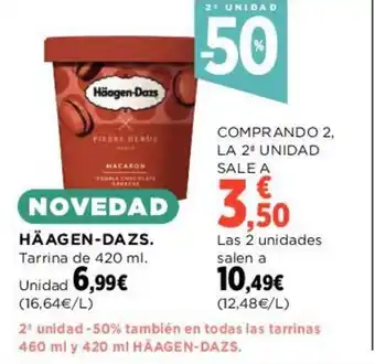 Hipercor Häagen-Dazs oferta
