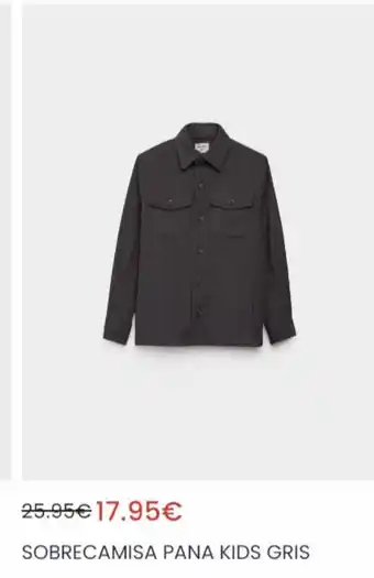 Álvaro Moreno Sobrecamisa pana kids gris oferta