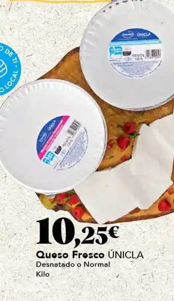 Gadis Queso fresco únicla desnatado o normal kilo oferta