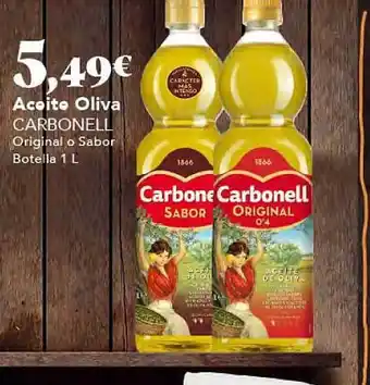 Gadis Aceite oliva carbonell original o sabor botella oferta