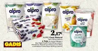 Gadis Alpro coco natural tarro oferta