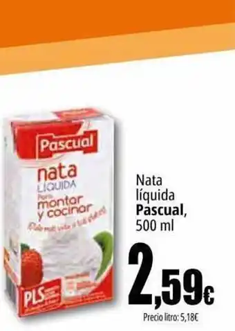 Unide Supermercados Nata líquida pascual oferta
