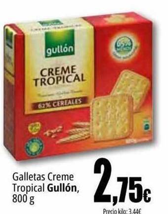 Unide Supermercados Galletas creme tropical gullón oferta
