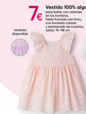 Vestido 100% algodon