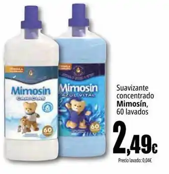 Unide Supermercados Suavizante concentrado mimosín 60 lavados oferta