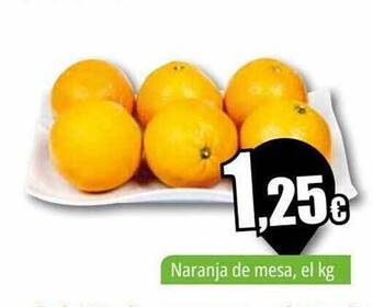 Unide Supermercados Naranja de mesa, el kg oferta