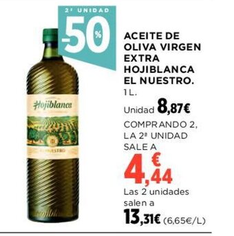 Hipercor Aceite de Oliva Virgen Extra Hojiblanca El Nuestro oferta