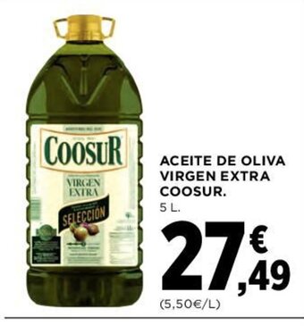 Hipercor Aceite de Oliva Virgen Extra Coosur oferta