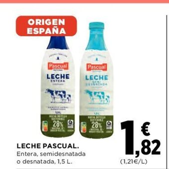 Hipercor Leche Pascual oferta