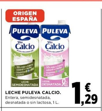Hipercor Leche Puleva Calcio oferta