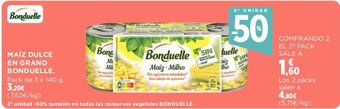 Hipercor Maíz Dulce en Grano Bonduelle oferta