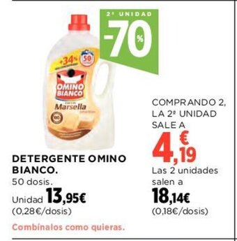 Hipercor Detergente Omino Bianco oferta