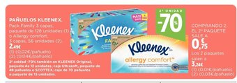 Hipercor Pañuelos Kleenex oferta