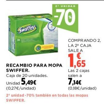 Hipercor Recambio Para Mopa Swiffer oferta