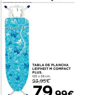 Hipercor Tabla De Plancha Leifheit M Compact Plus. oferta