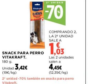 Hipercor Snack Para Perro Vitakraft oferta