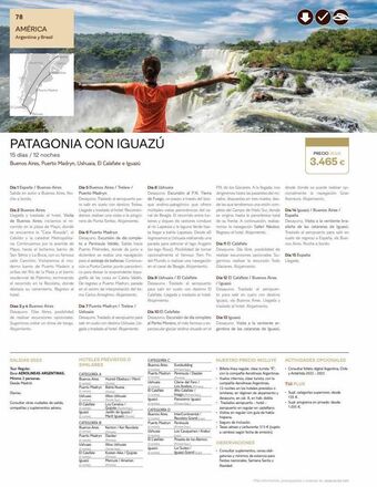 Tui Travel PLC 78 américa argentina y brasil th me purt madryt patagonia con iguazú 15 días / 12 noches buenos aires, puerto madryn, oferta
