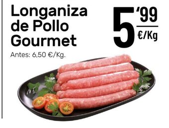 AhorraMas Longaniza de Pollo Gourmet oferta